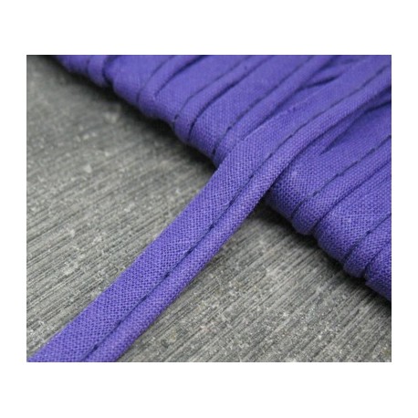 Passepoil coton violet 8mm