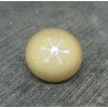 Bouton astérisque doré blanc 18mm