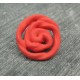 Bouton rose rouge 18mm