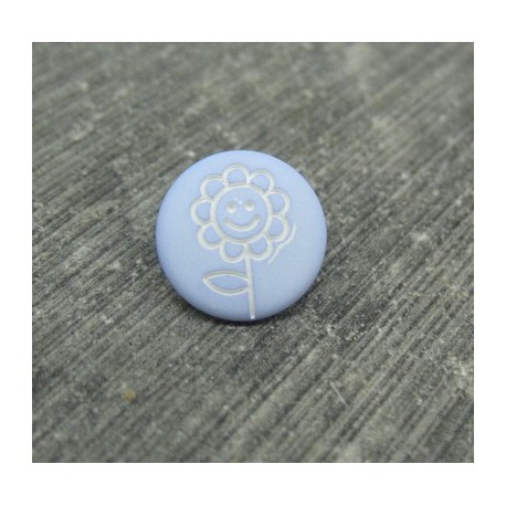 Bouton fleur tournesol ciel 12mm