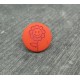 Bouton fleur tournesol orange violet 15mm