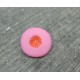 Bouton pistil rose orange 12mm