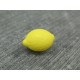 Bouton citron jaune 13mm