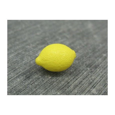 Bouton citron jaune 13mm
