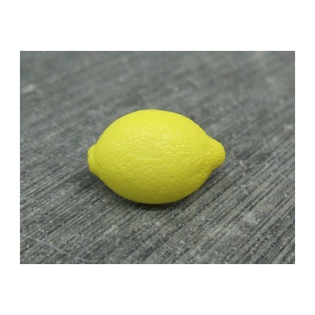 Bouton citron jaune 15mm