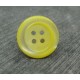 Bouton abalone pneu jaune 17mm