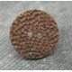 Bouton martelé chocolat 26mm