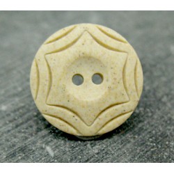 Bouton hexagone imitation marbre 22mm