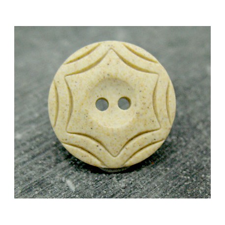 Bouton hexagone imitation marbre 22mm
