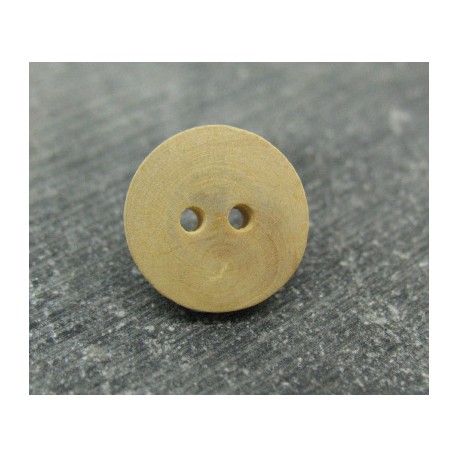 Bouton buis naturel 14mm