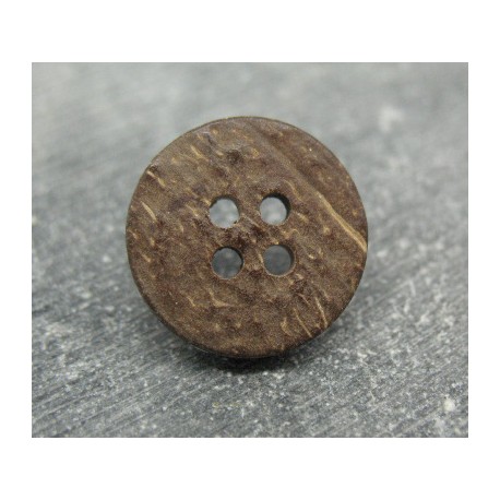 Bouton coco 4t naturel 18mm