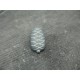 Bouton pomme de pin gris blanc 22mm