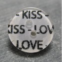 Bouton Kiss Love 13mm 