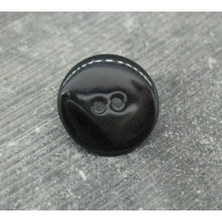 Bouton nacre rivière noir 23mm