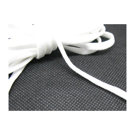 Elastique blanc 5mm