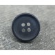 Bouton 4t anthracite 15mm