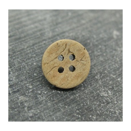 Bouton coco 4T naturel 13mm