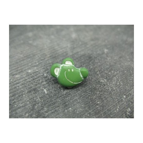 Bouton tête de souris verte 18mm