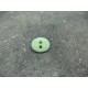 Bouton papillon oval vert jaune 12mm