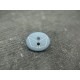 Bouton papillon oval bleu blanc 15mm