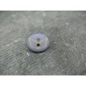 Bouton papillon oval gris bleu jaune 15mm