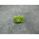 Bouton appareil photo vert noir 13mm