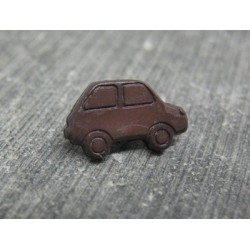 Bouton voiture marron 15mm