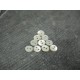 Lot 10 boutons poupée nacre naturel 7mm