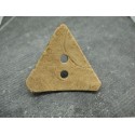 Bouton coco triangle naturel 46mm