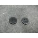 Bouton nacre 4 trous 15 anthracite 13mm