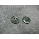 Bouton nacre 4 trous 18 vert 13mm