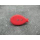 Bouton poisson rouge 23mm