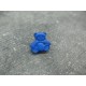 Bouton ours bleu 15mm