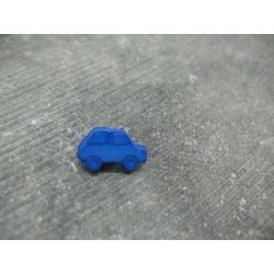 Bouton voiture bleu 15mm