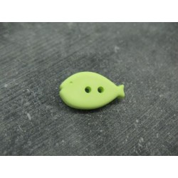 Bouton poisson vert 23mm