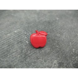 Bouton pomme rouge 15mm