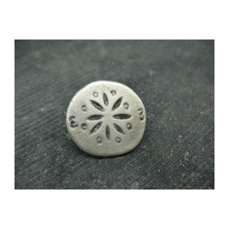 Bouton edelweiss 25mm