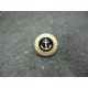 Bouton ancre or marine 15mm