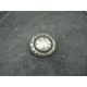 Bouton métal argent antique 25mm