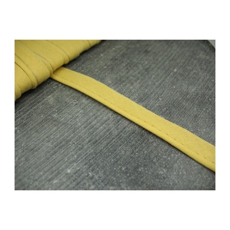Passepoil jaune maïs 12mm coton