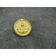 Bouton ancre relief or 18mm