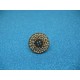 Bouton corozo point caramel 23mm