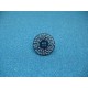 Bouton corozo point bleu marine 23mm