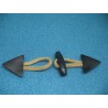 Attache brandebourg marine 40mm