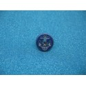 Bouton ancre marine vieil or 15mm