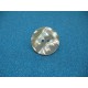 Bouton nacre goldfish striée laser 28mm