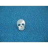 Bouton tête de mort aspect nacre 17mm
