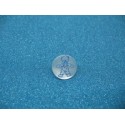 Bouton ours salopette bleu 14mm