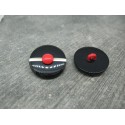 Bouton bonnet de marin marine pompon rouge 22mm