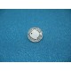 Bouton poisson noir effet nacre 18mm